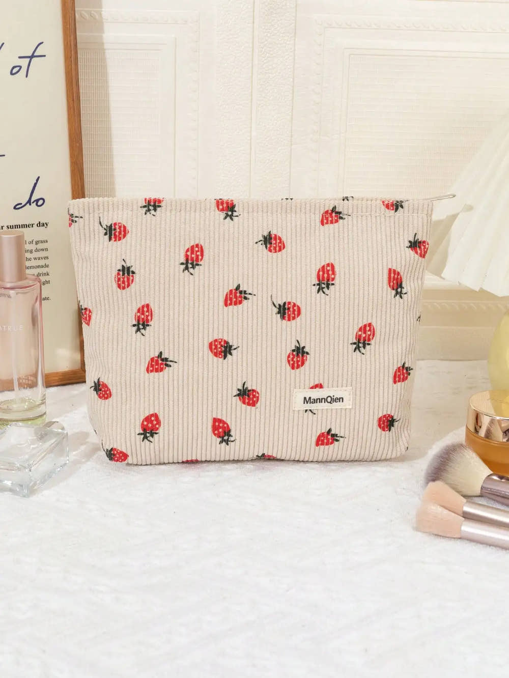 Strawberry Sugar Makeup Pouch