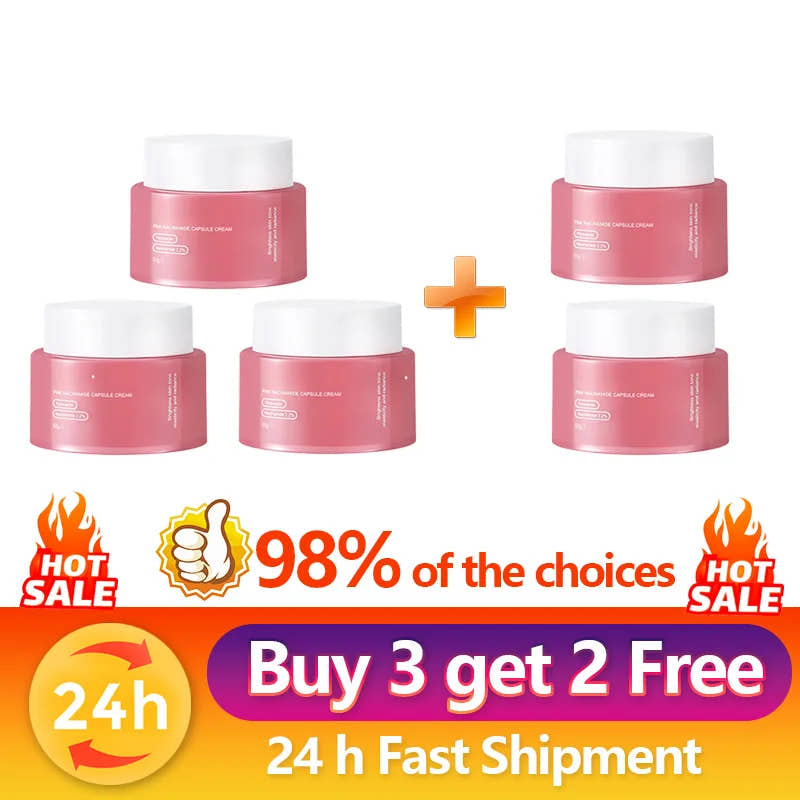 Korean Pink Collagen PDRN Capsule Cream with Niacinamide